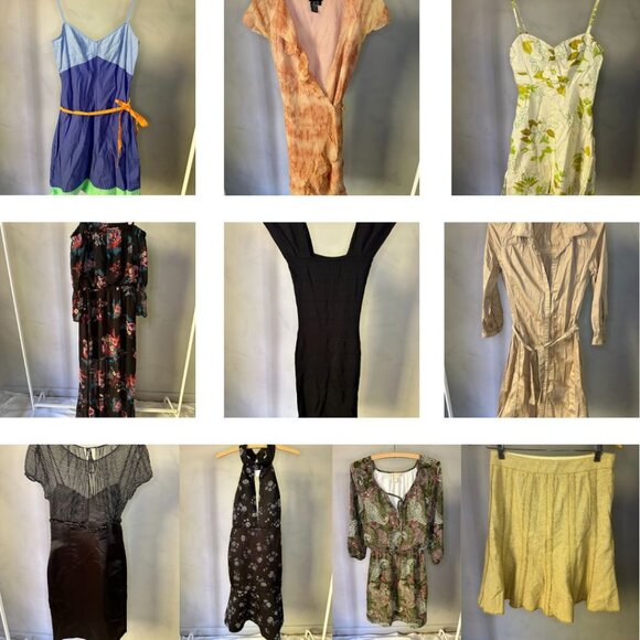 ⚡️SOLD⚡️10 ITEM BUNDLE WOMENS CLOTHING BUNDLE LOT Y2K SIZE SMALL - Picture 1 of 11